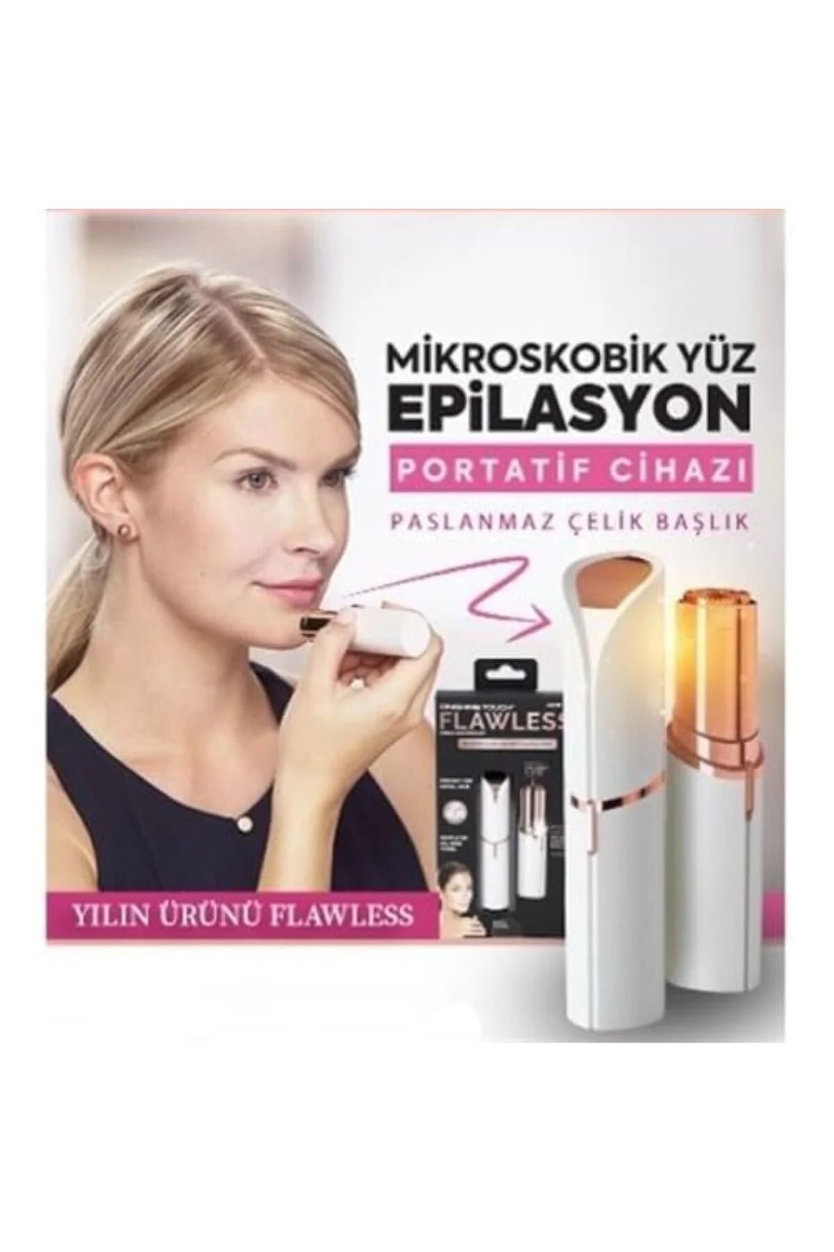 Yüz Ve Cilt Epilasyon Aleti Flawless