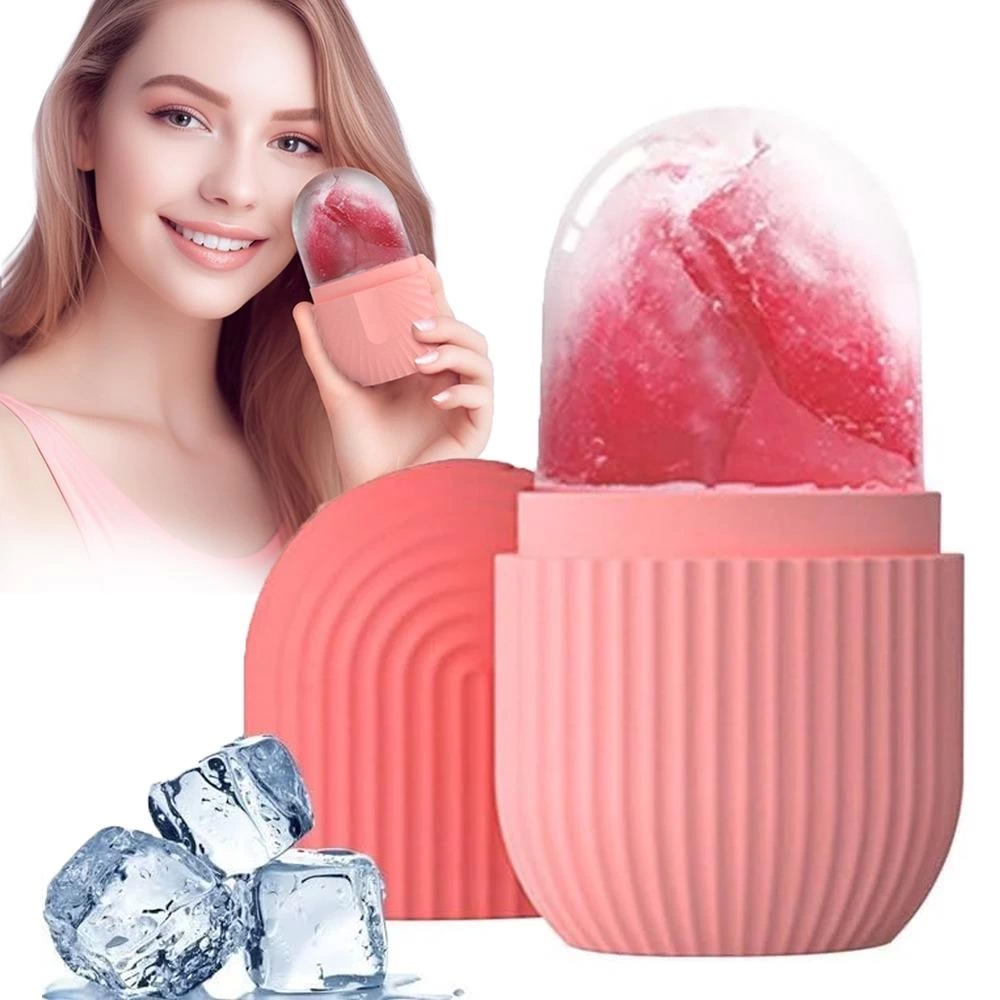 Yüz Ve Göz Altı İçin Silikon Buz Masaj Aleti - Soğuk Terapi buz s