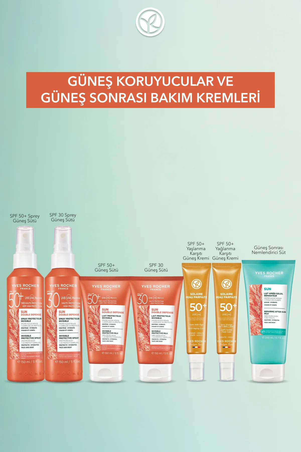 Yüz &Vücut Güneş Spreyi - SPF 30 / Sun Double Defense - Kırmızı M