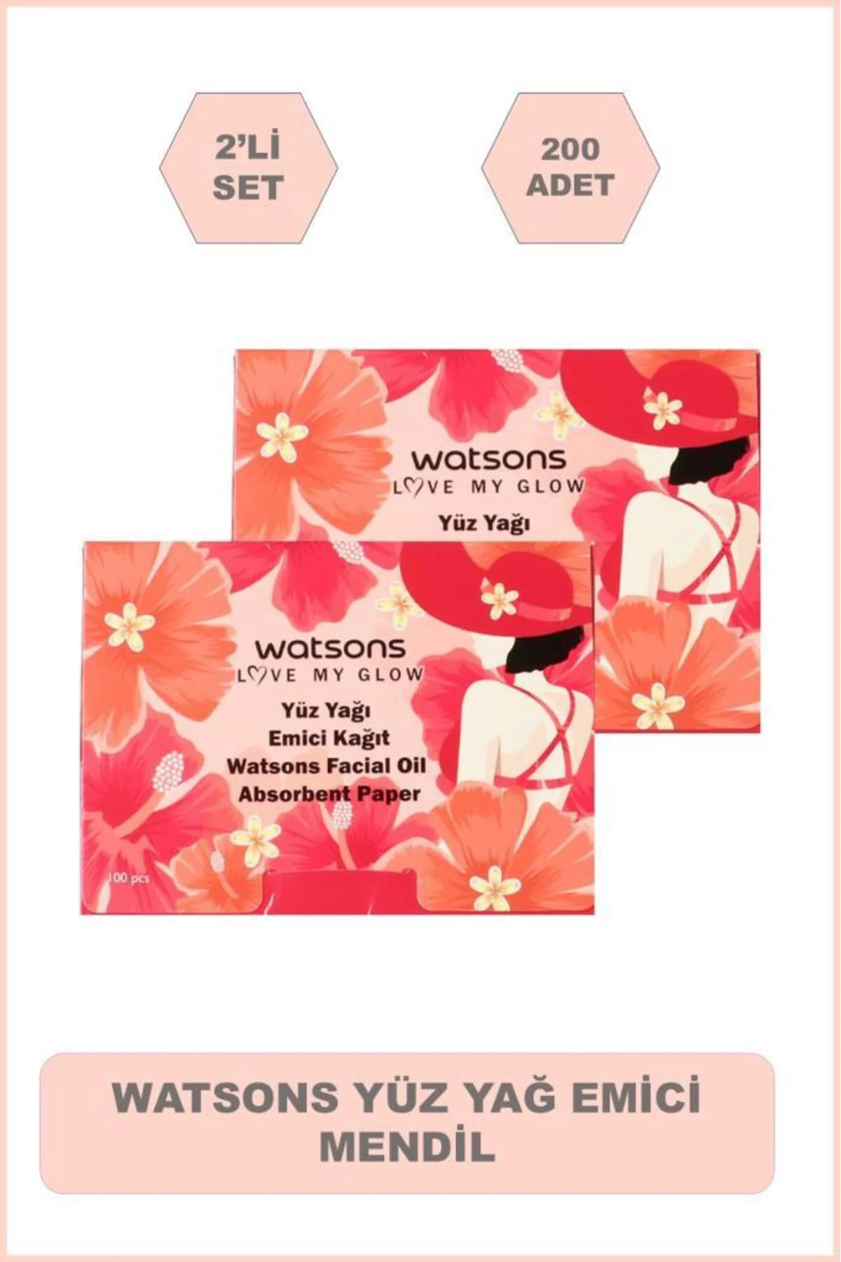 Yüz Yağ Emici Mendil 100*2 Adet