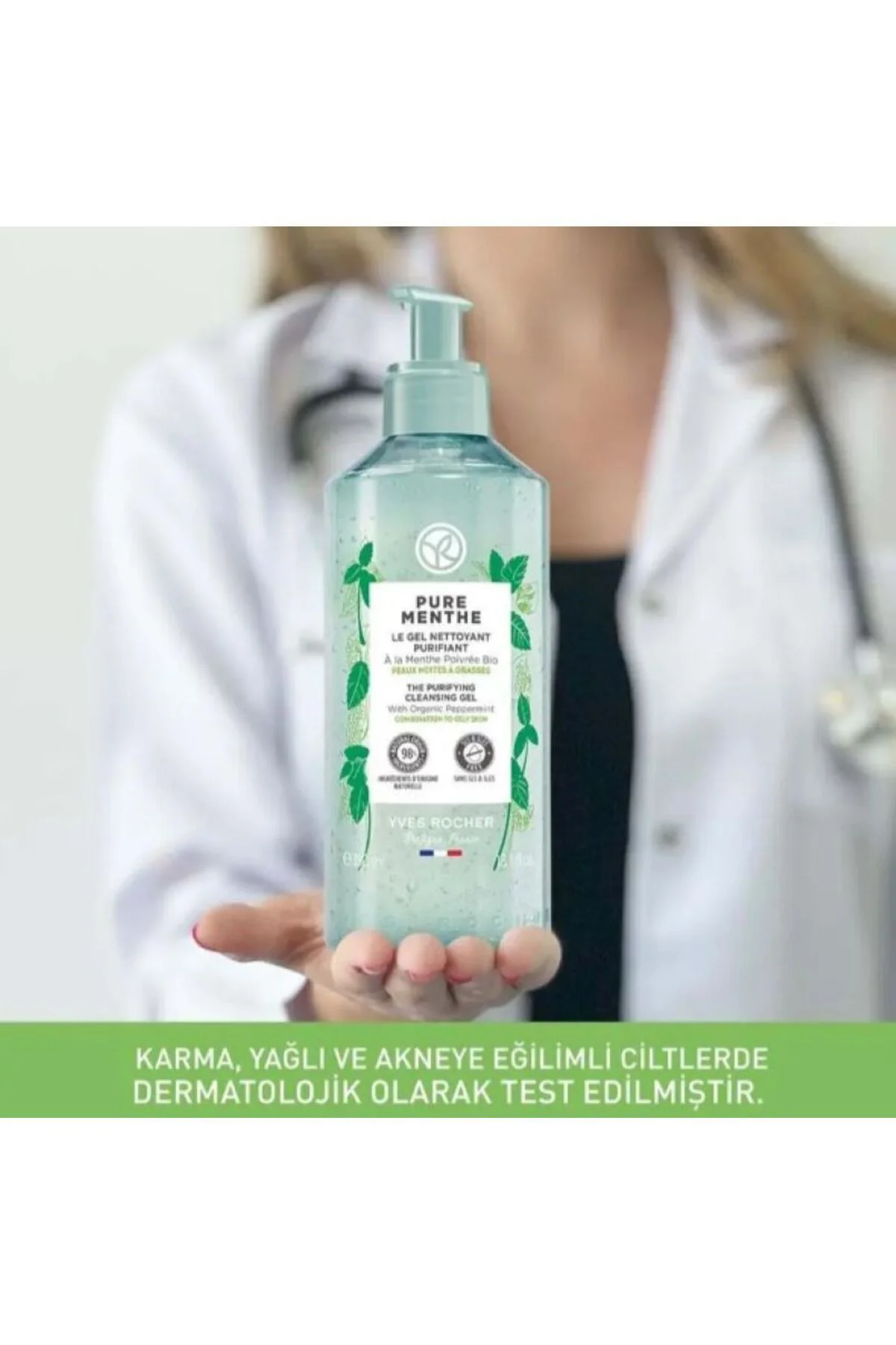 Yüz Yıkama Jeli - Karma ve Yağlı Cilt / Pure Menthe Gözenek Sıkıl