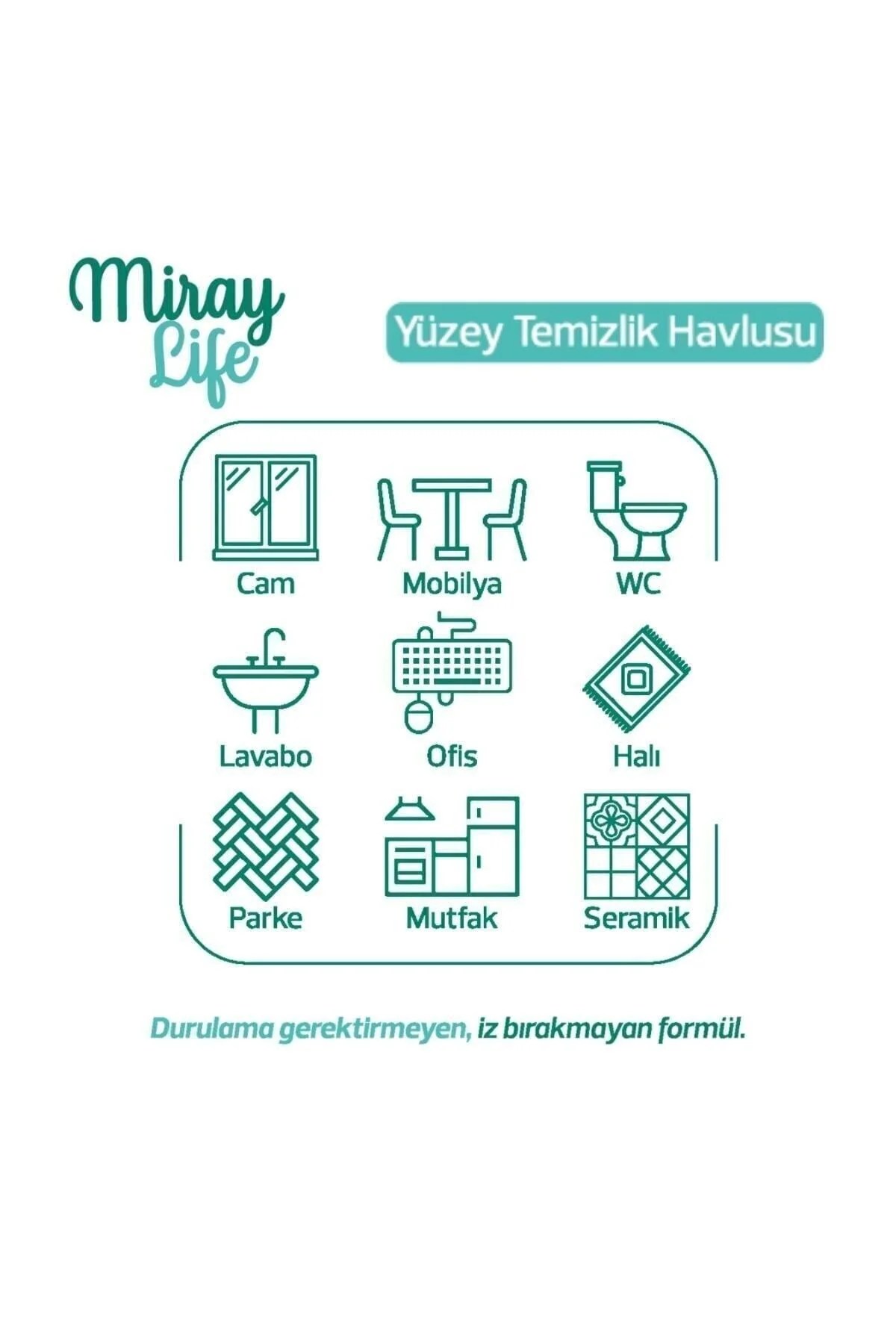 Yüzey Temizlik Havlusu 2x100 Adet