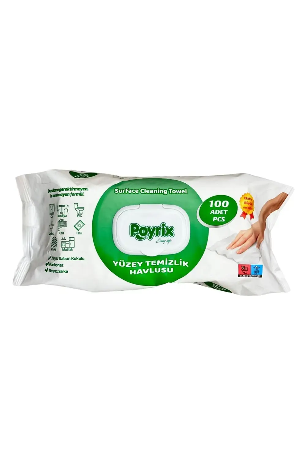 YÜZEY TEMİZLİK HAVLUSU EXTRA BÜYÜK VE KALIN 100 ADET