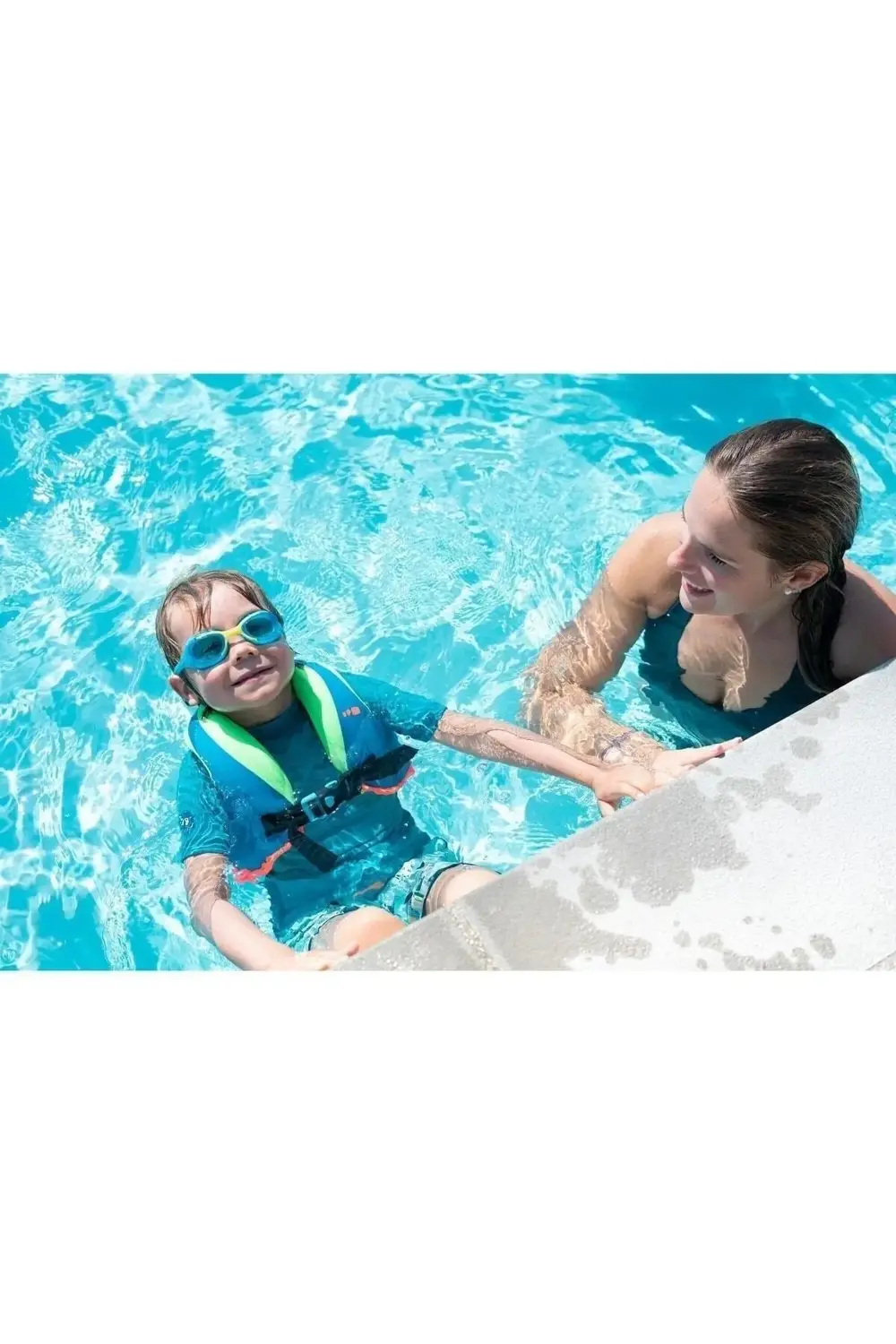 - Yüzücü Gözlüğü 100 Xbase Su Geçirmez Ayarlanılabilir S Boy Mavi