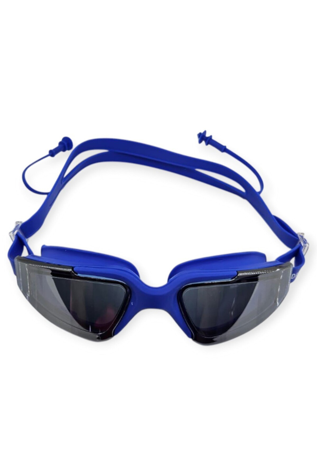 Bermuda Yüzücü Gözlüğü Silikon Kulaklıklı Mavi - 1710