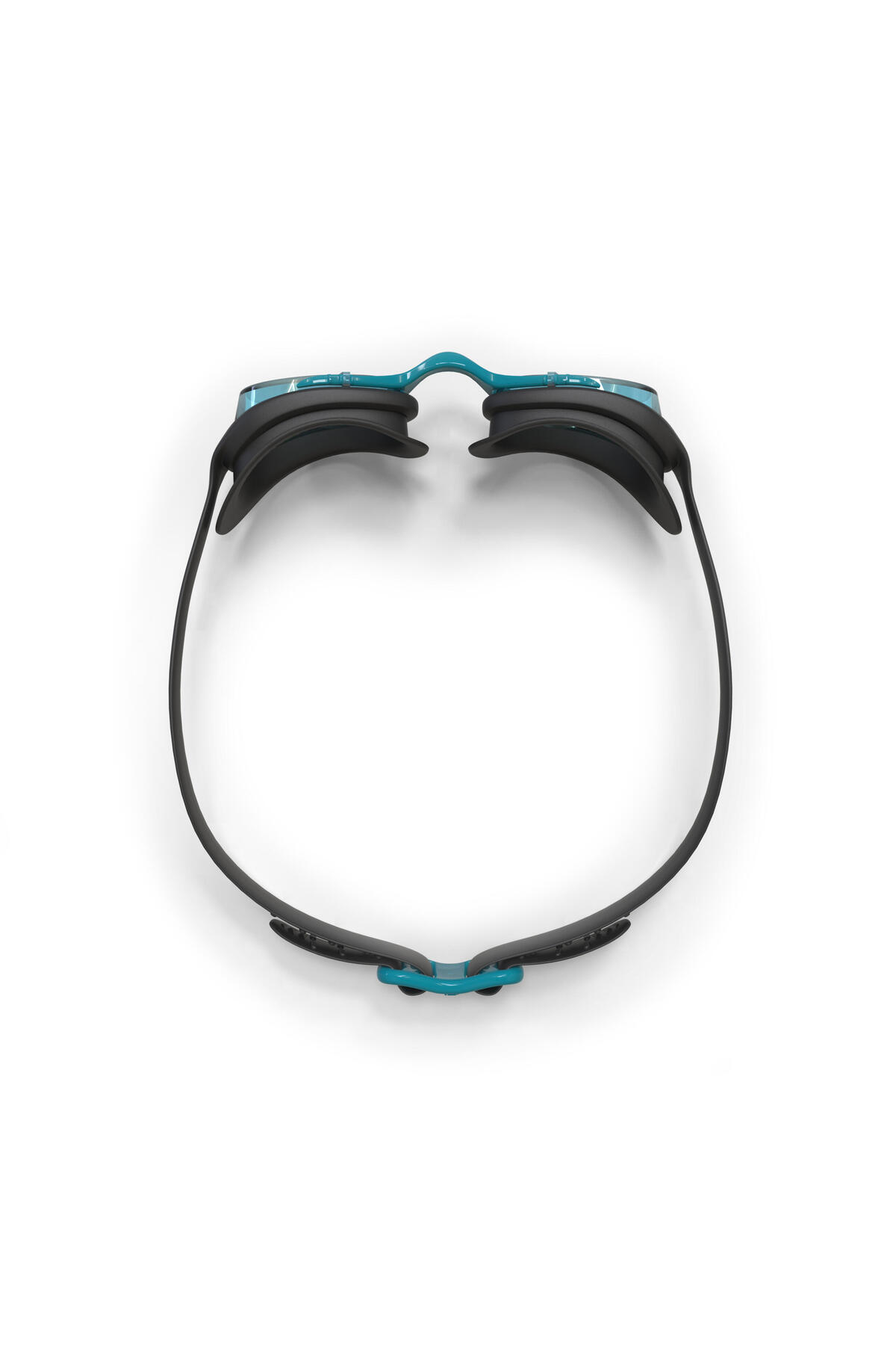 Yüzücü Gözlüğü - Standart Boy - Siyah/mavi - Şeffaf Camlar - Xbas