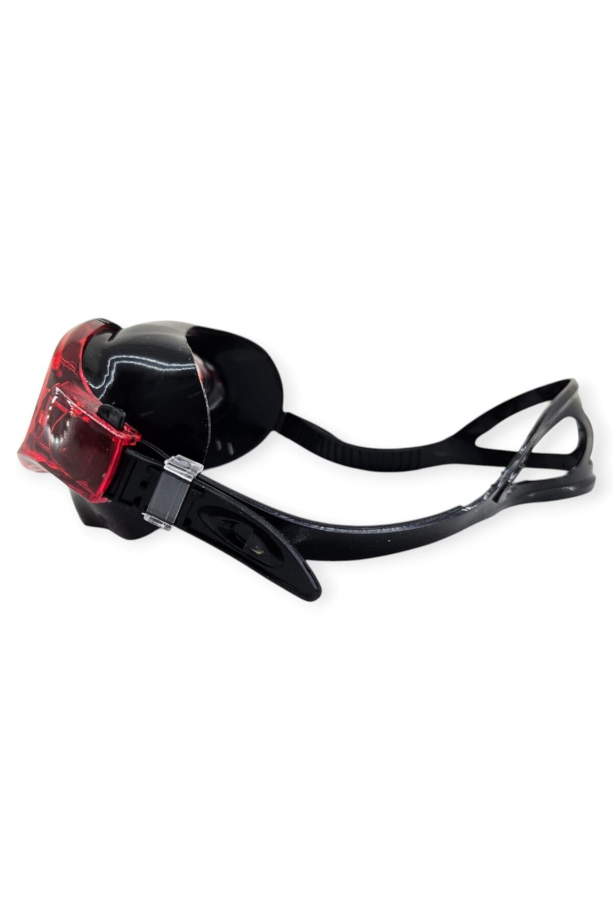 Bilfold Yüzücü Sörf Gözlüğü Kulaklık Hediyeli Siyah/Kirmizi- 8170