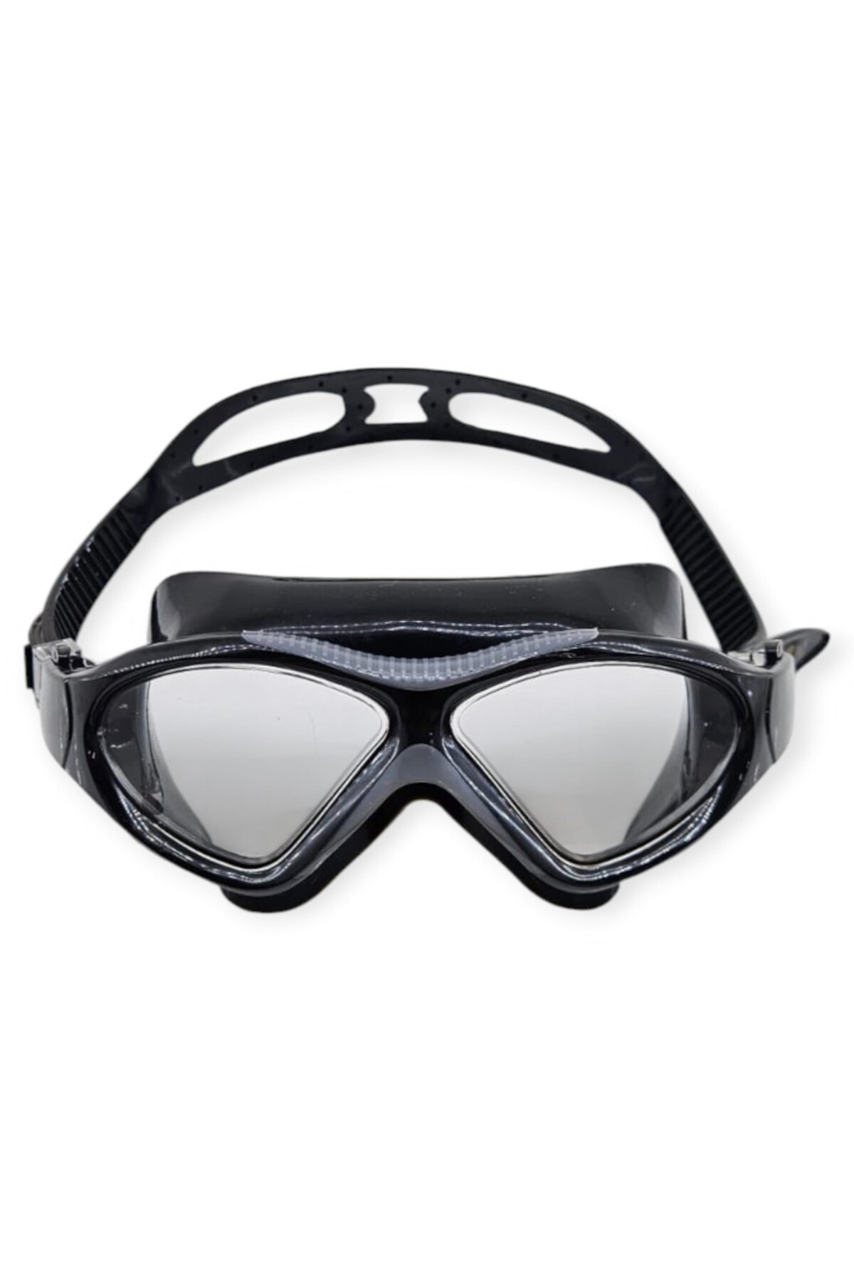 Colezium Yüzücü Sörf Gözlüğü Kulaklık Hediyeli Siyah/Gri - 8170