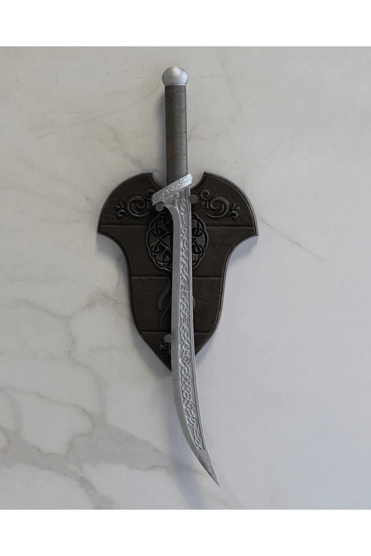 Yüzüklerin Efendisi Elven Swords Kılıcı The Lord Of The Rings Kılıç Hobbit Kılıcı Standlı 55cm