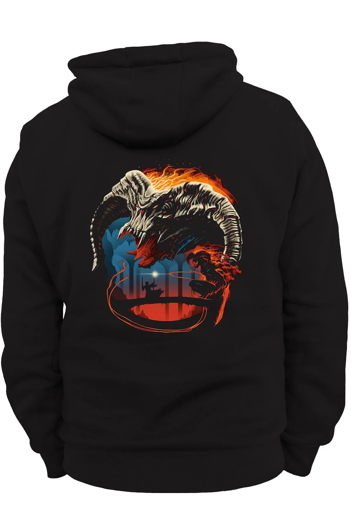 Yüzüklerin Efendisi Balrog  Şardonlu Sweatshirt