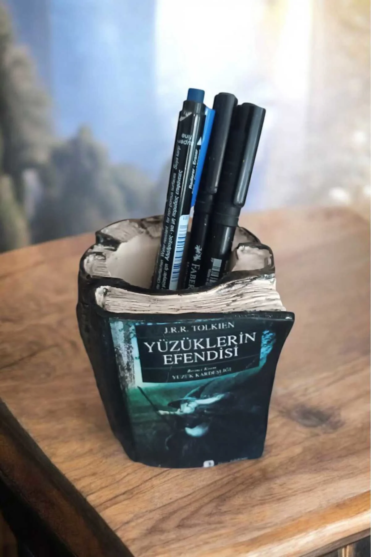 Yüzüklerin Efendisi Yüzük Kardeşliği Kitabı Şeklinde Kalemlik 10 