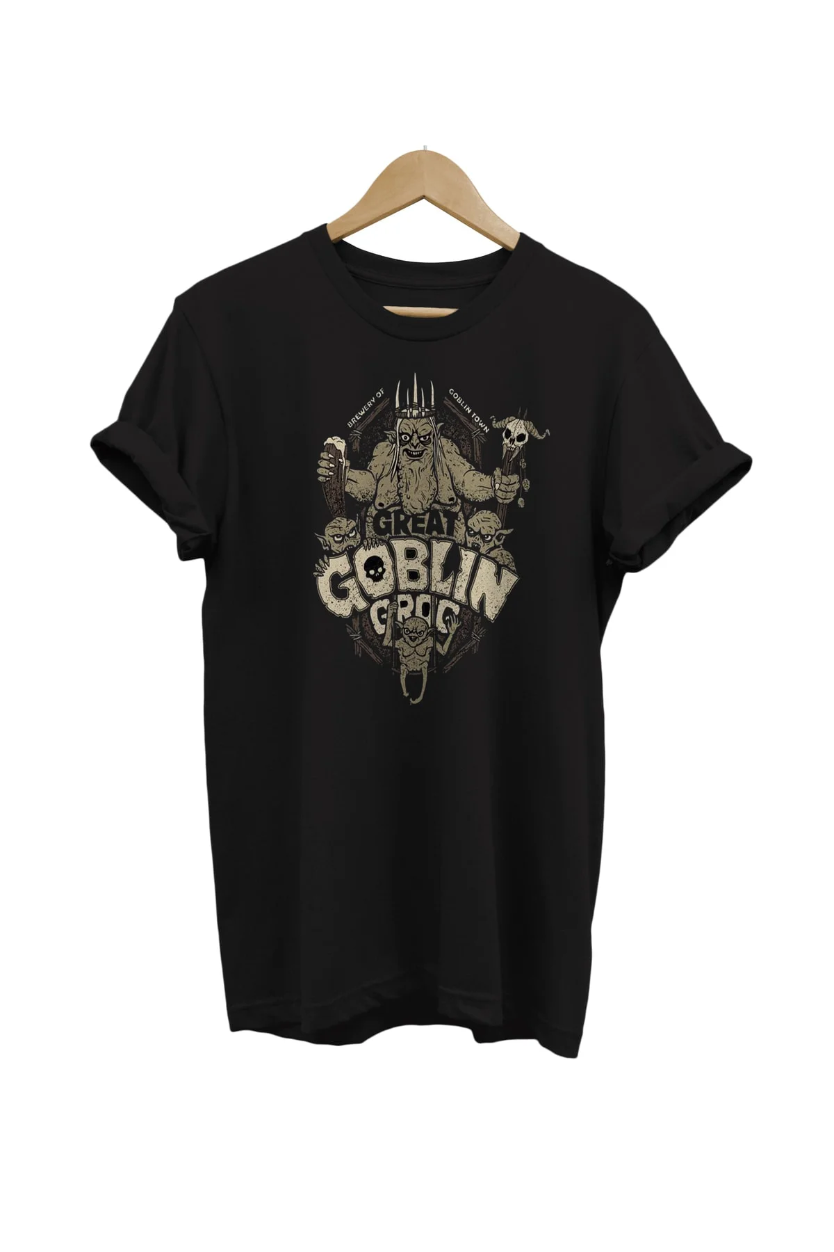 Yüzüklerin Efendisi Lotr Goblin Baskılı %100 Pamuk Basic T-shirt 