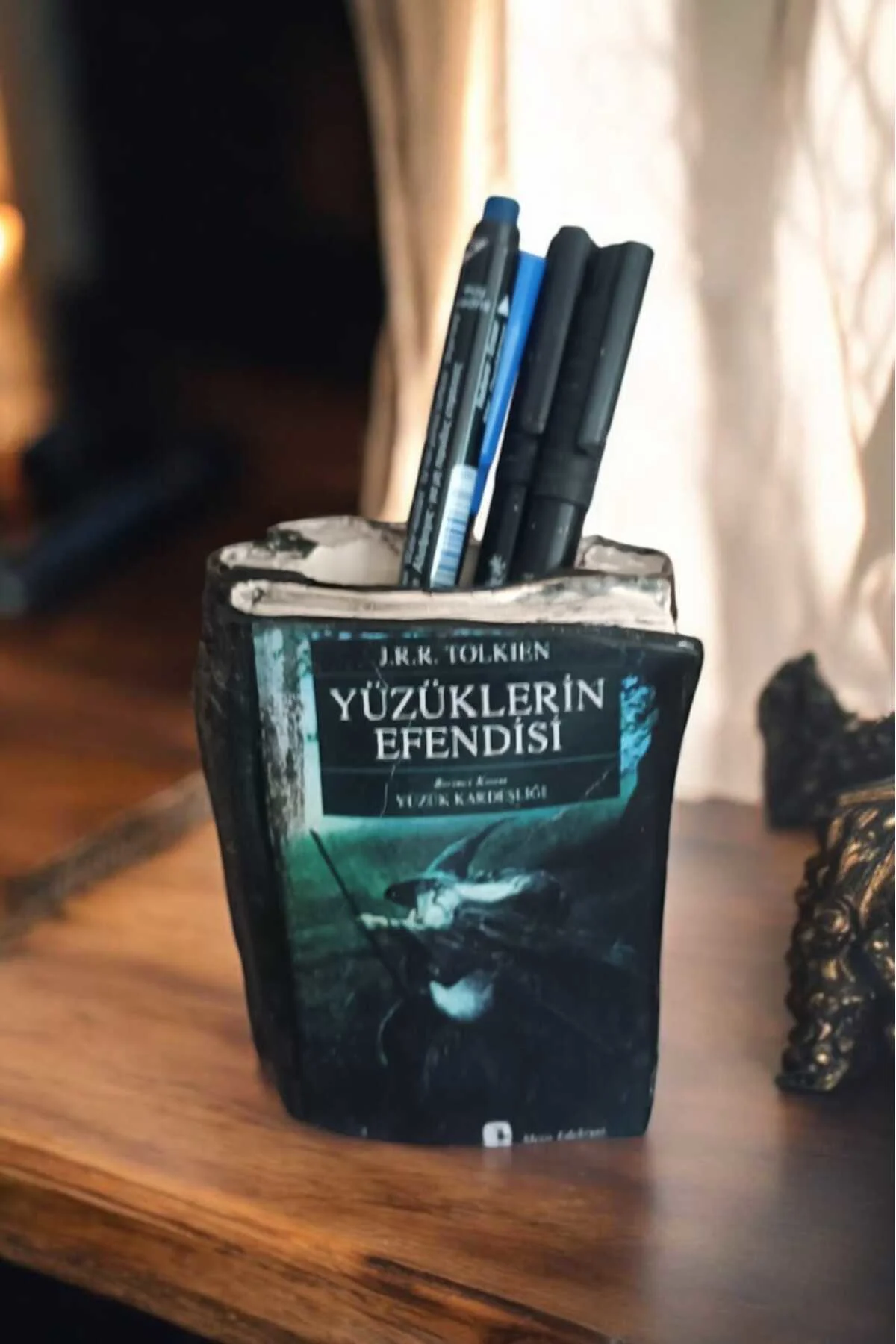 Yüzüklerin Efendisi Yüzük Kardeşliği Kitabı Şeklinde Kalemlik 10 