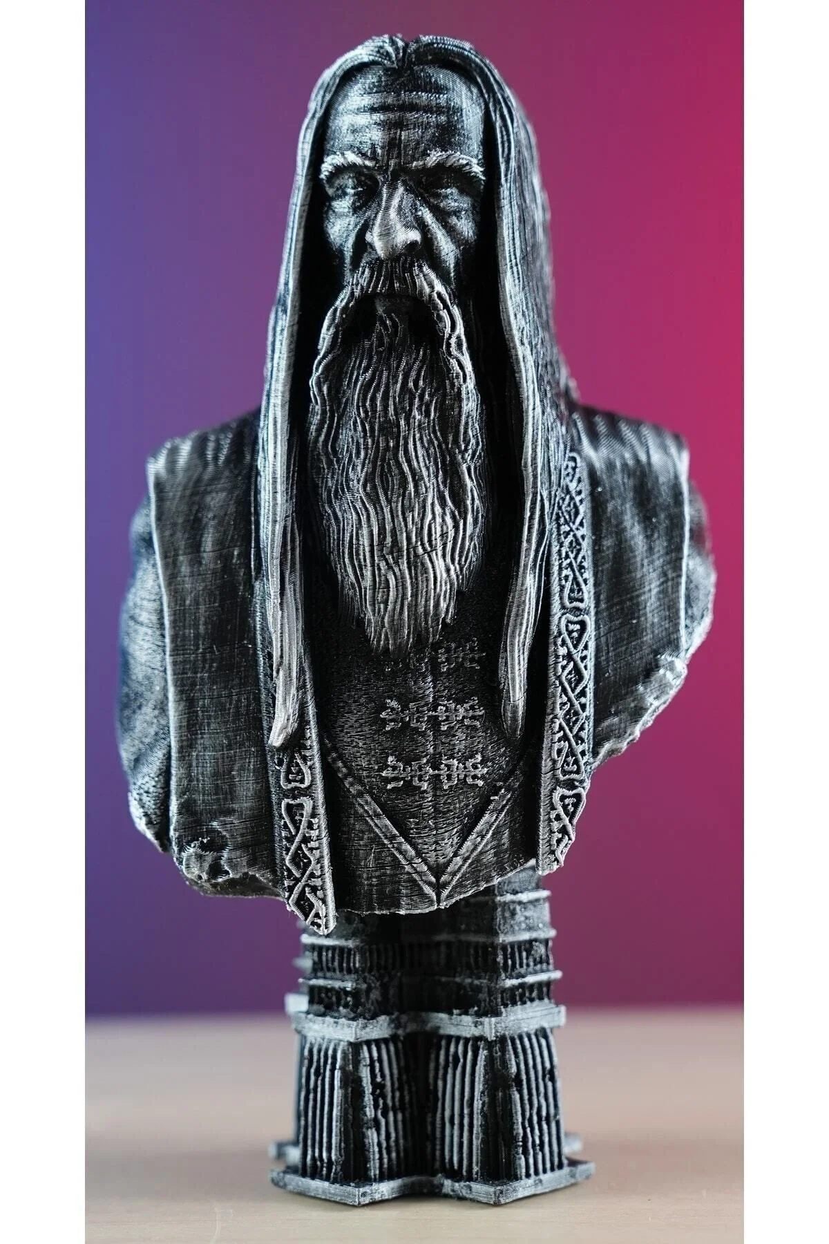 Yüzüklerin Efendisi Saruman Figür / Büst Lotr 13 Cm