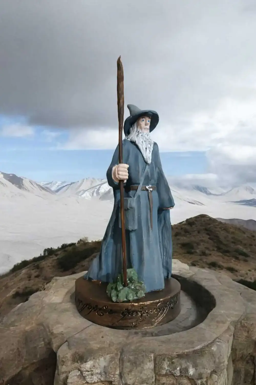 Yüzüklerin Efendisi Gandalf Karakteri Dekoratif Obje El Boyaması