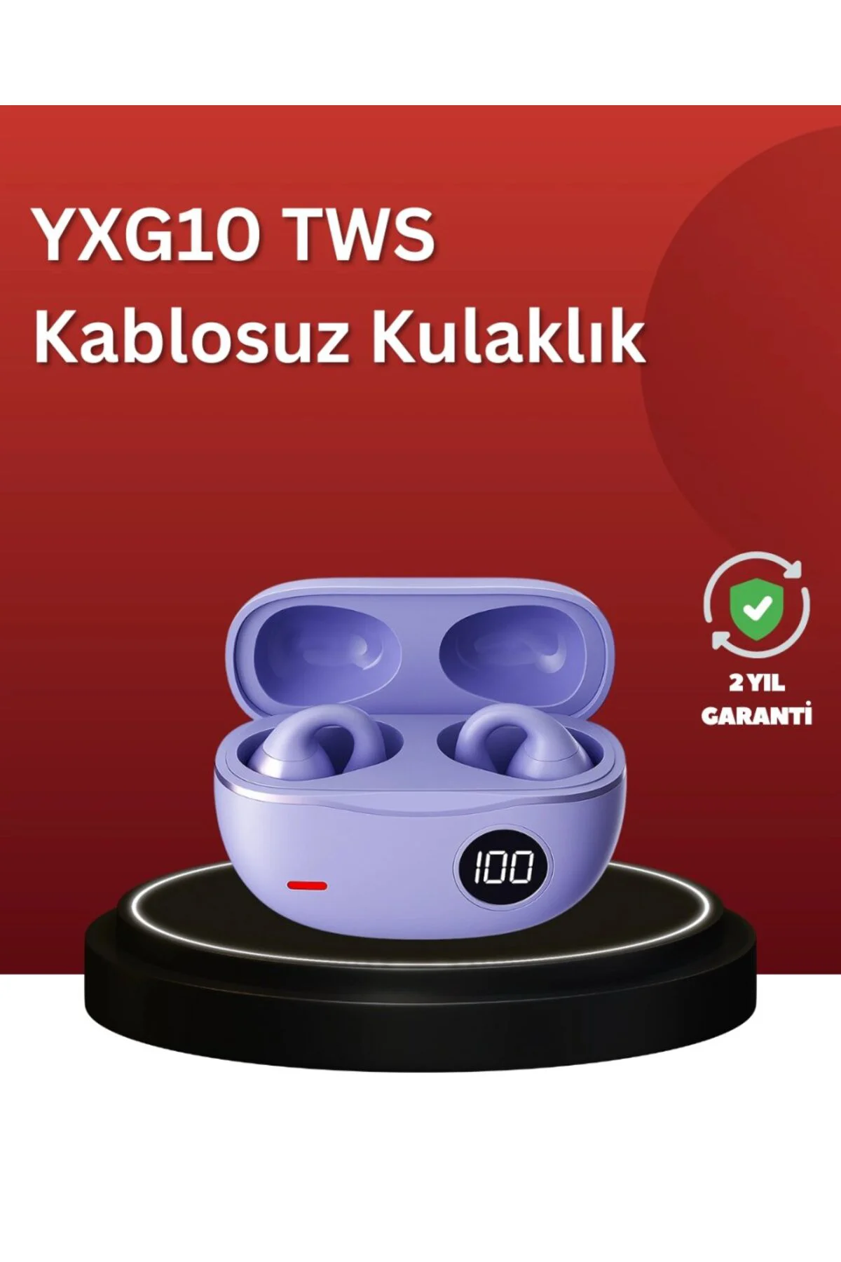 Yxg10 Açık Kulak Bluetooth Kulaklık – Klipsli, Güvenli Spor Tasar