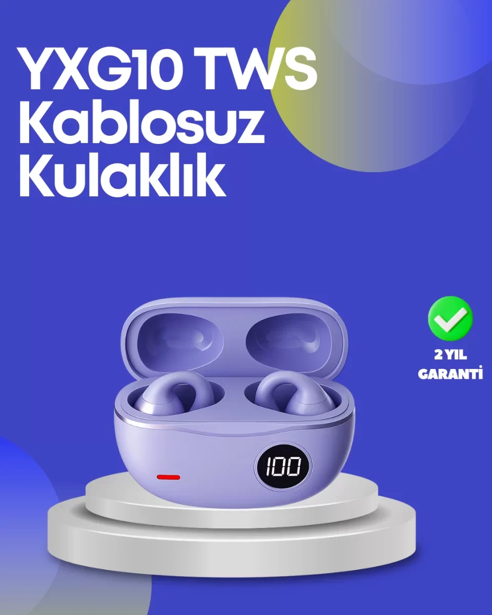 YXG10 Bluetooth Kulaklık – Cilt Dostu, Uzun Pil, Çift Dil Destekl