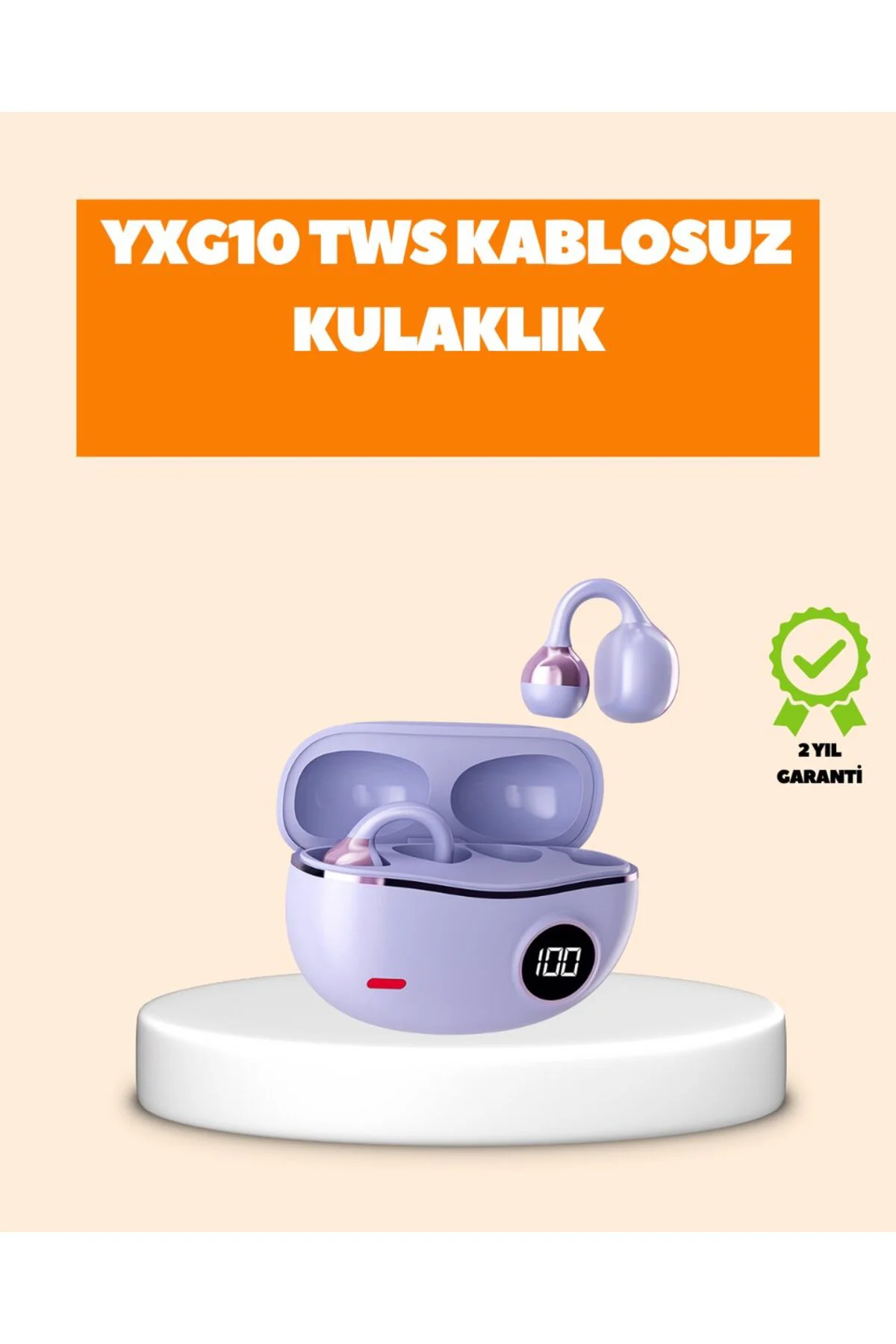 YXG10 Klipsli Açık Kulaklık – Spor İçin Uygun, APTX Ses, Ergonomi
