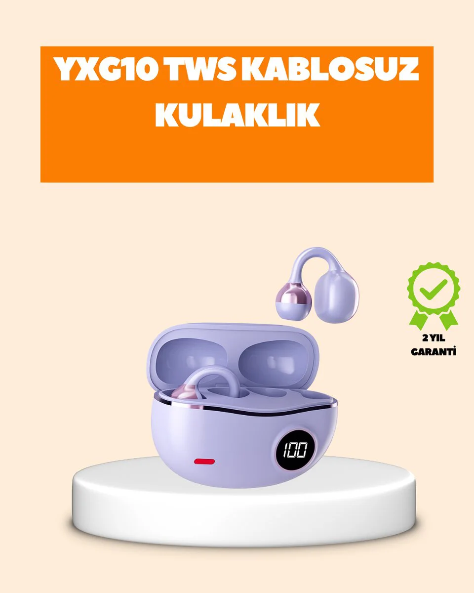 YXG10 Klipsli Açık Kulaklık – Spor İçin Uygun APTX Ses Ergonomik Yapı