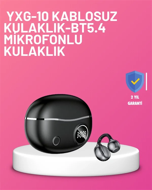YXG10 Klipsli Açık Kulaklık – Spor İçin Uygun, APTX Ses, Ergonomik Yapı