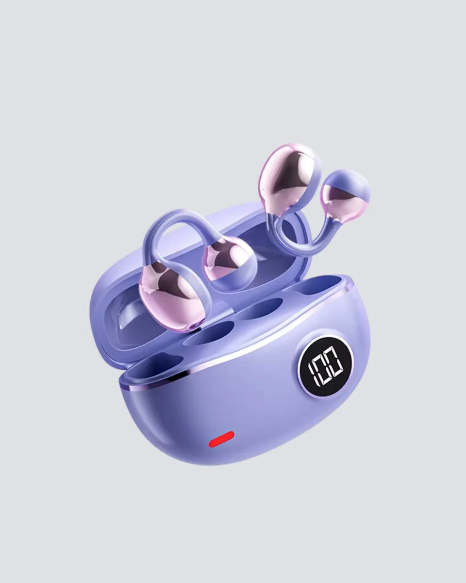 YXG10 Kulak Arkası Klipsli Bluetooth Kulaklık - Ergonomik Silikon Spor Kulaklığı