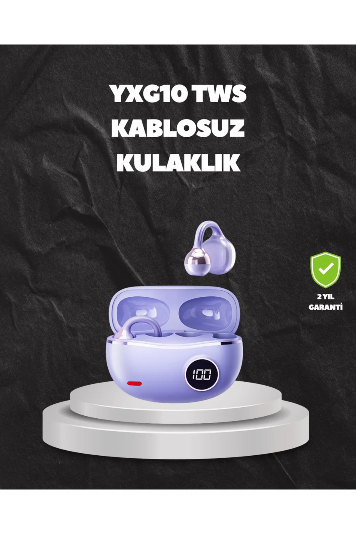 YXG10 TWS Kablosuz Kulak İçi – Elmacık Kemiği İletimli, Şık ve Ha