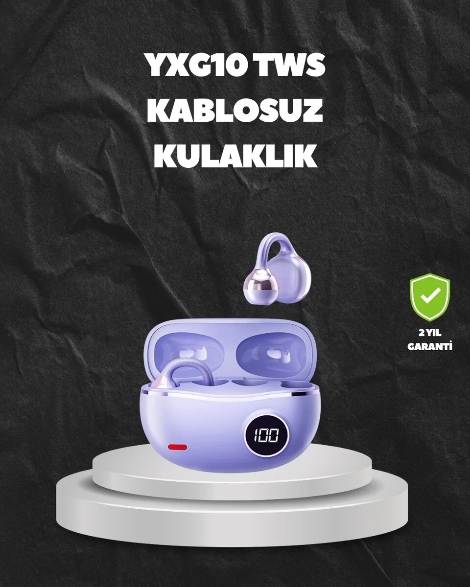 YXG10 TWS Kablosuz Kulak İçi – Açık Kulak, Hafif ve Şık Tasarım