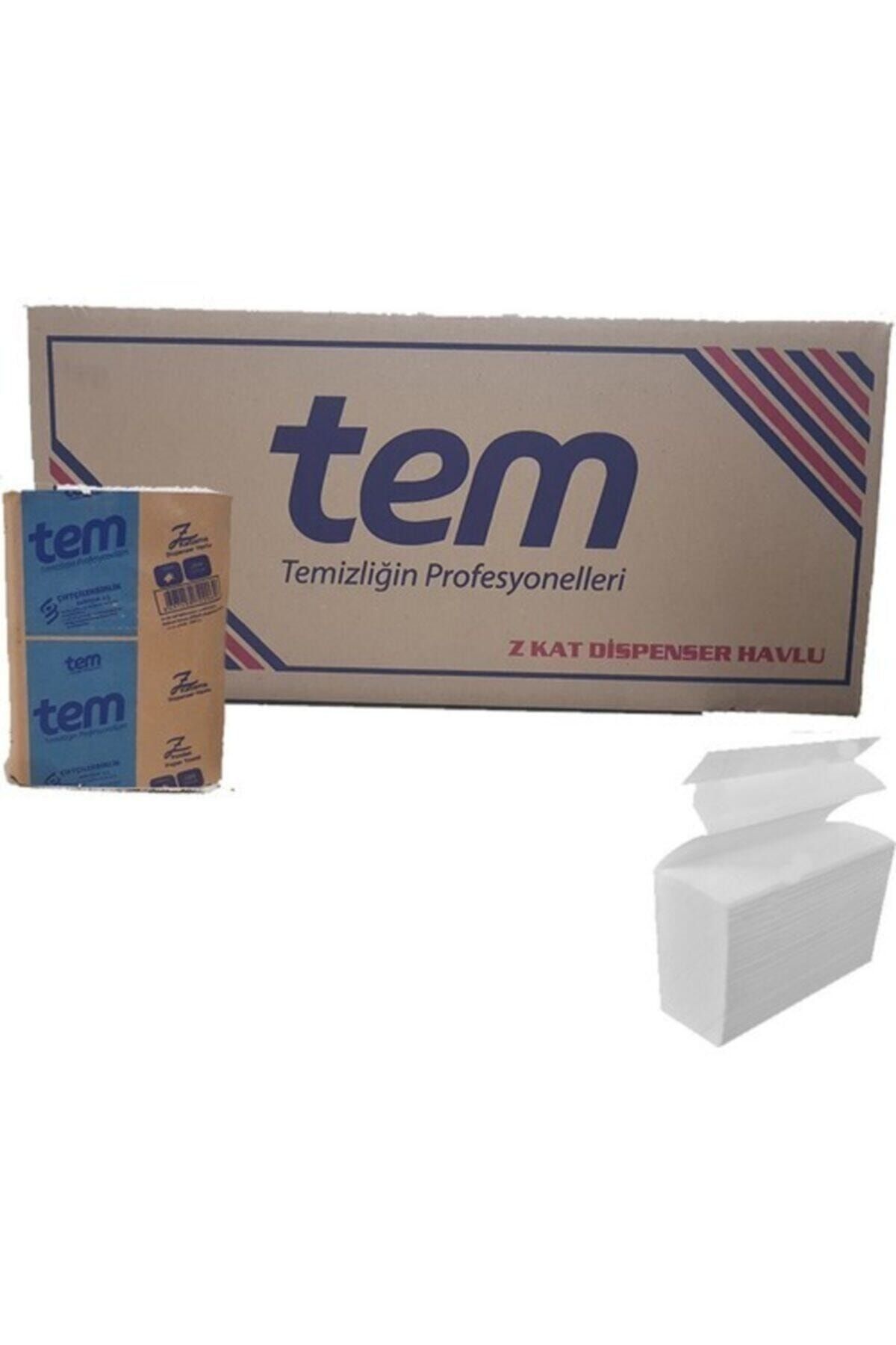 Tem Z Katlama Dispanser Havlu Peçete 12'Li 140 Adetli
