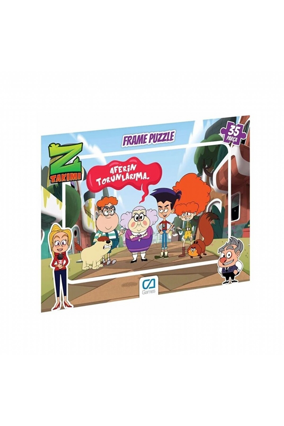 Ca Games Z Takımı Frame Puzzle 35 Parça - Yubi Oyuncak