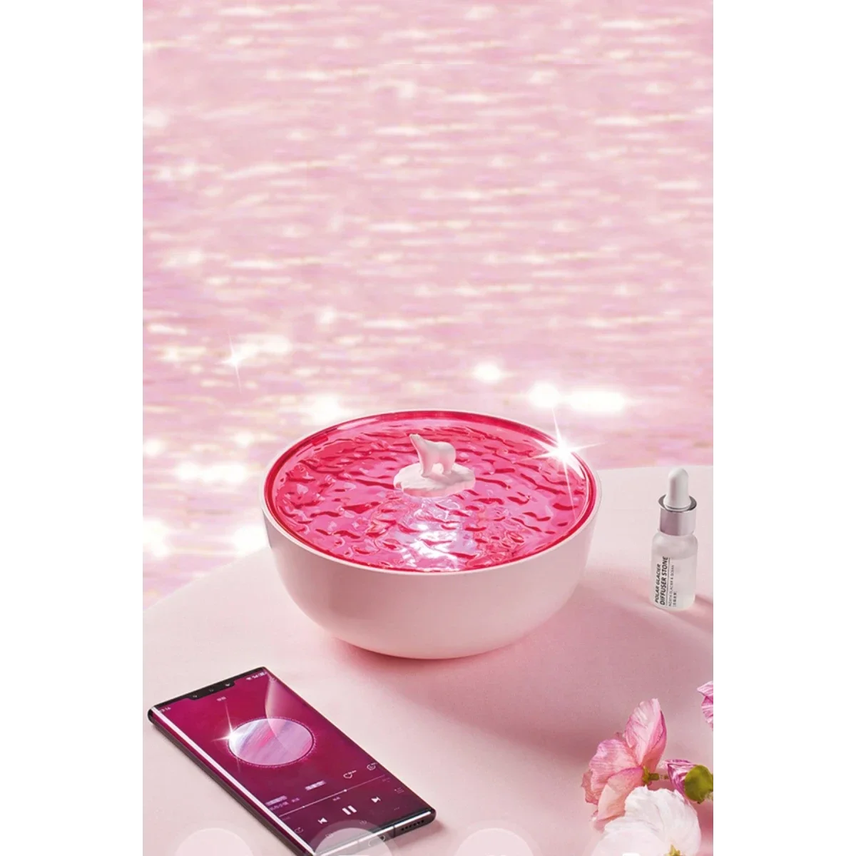 Z5 Arktik Okyanus Temalı BT Kablosuz Hoparlör - Pembe