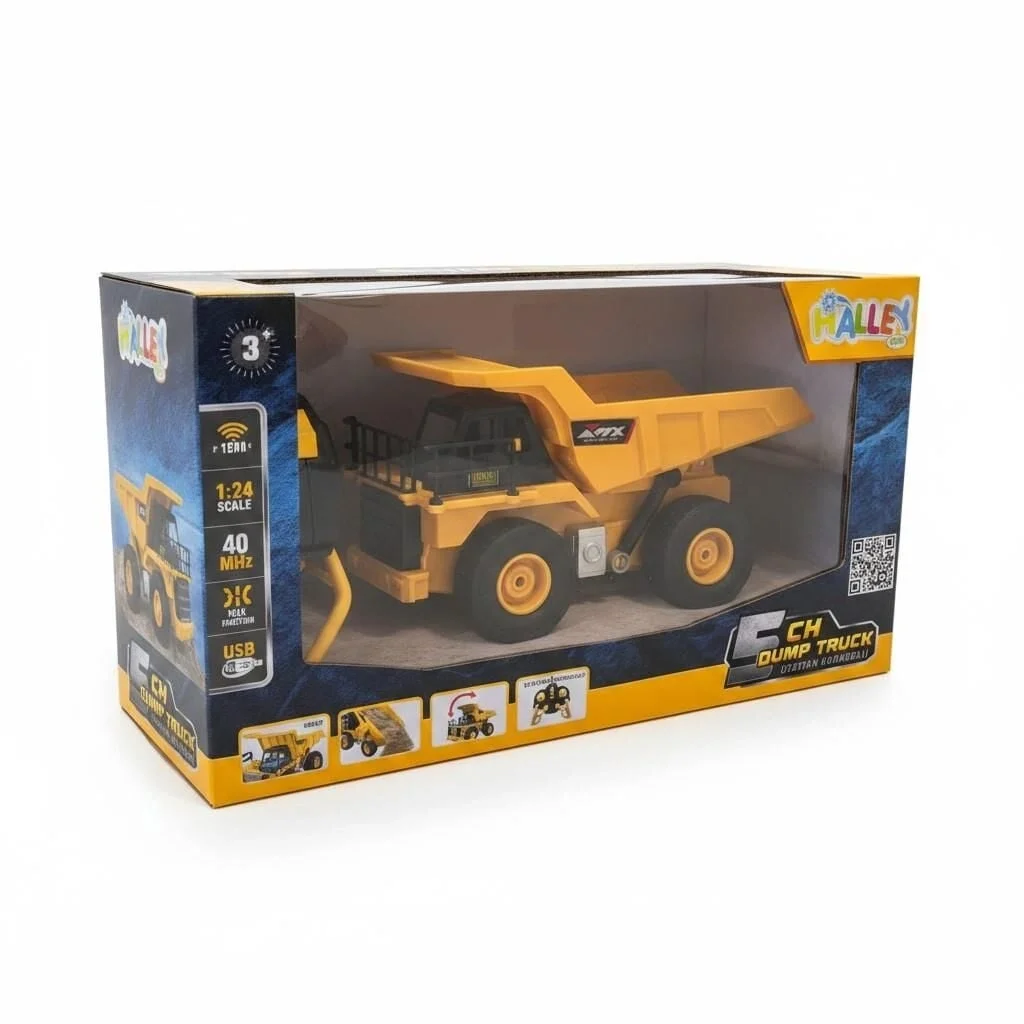 Z6811A U/K ŞARJLI 1:24 İŞ MAK.KAMYON 40MHZ -ZRV