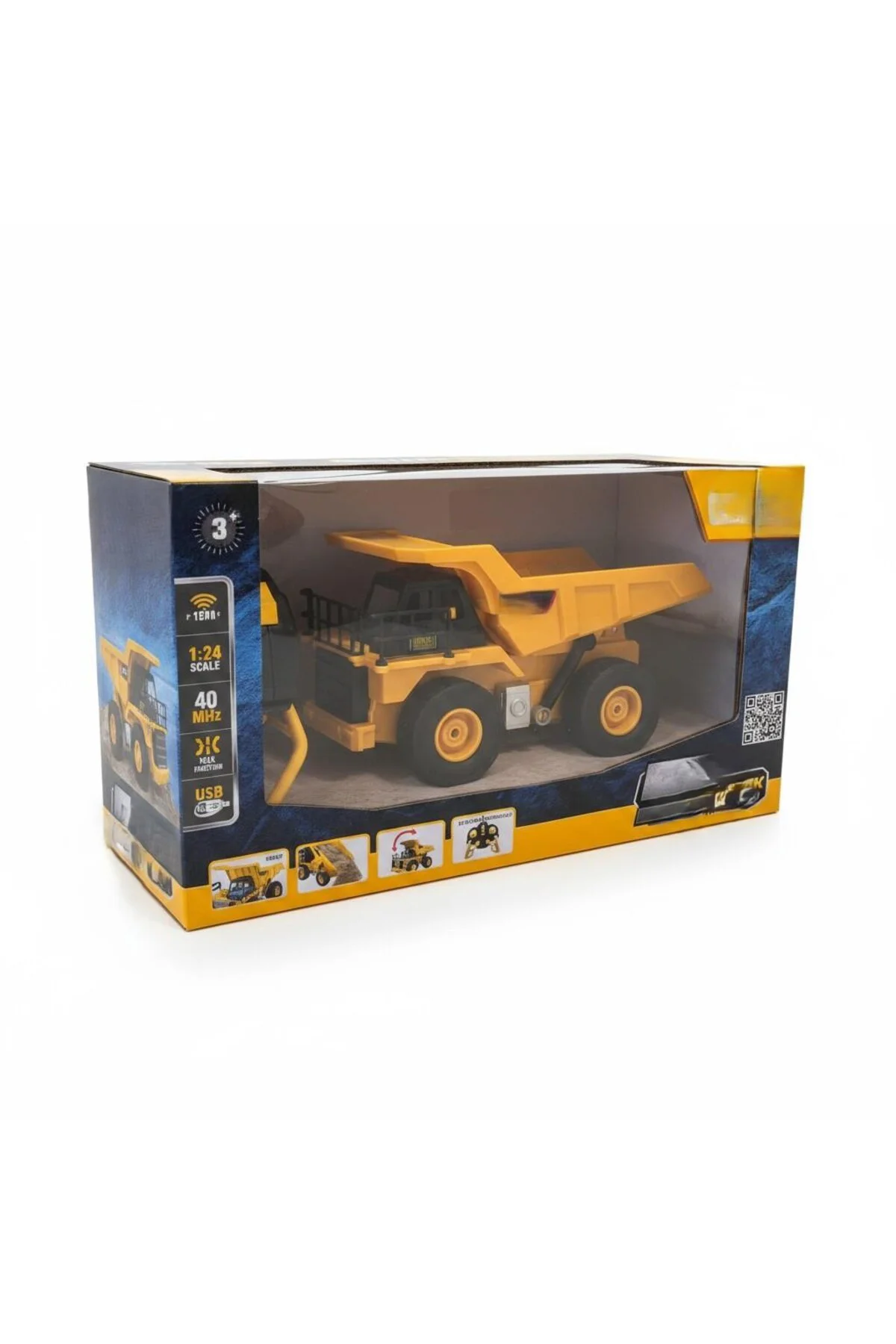 Z6811A U/K ŞARJLI 1:24 İŞ MAK.KAMYON 40MHZ