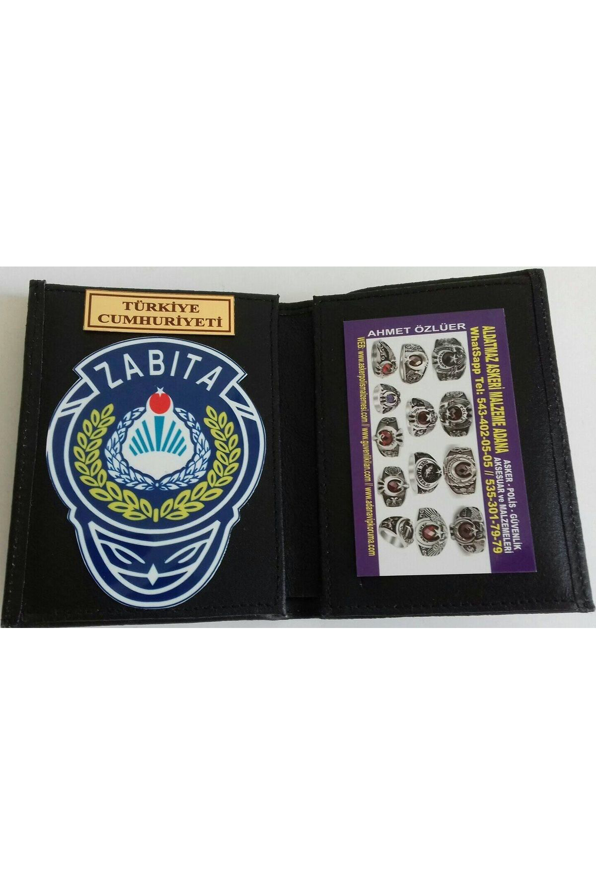 Aldatmaz Askeri Malzeme Zabita Rozetli Cüzdani Al - Sadece Kurum Adresine Gonderilir - Si