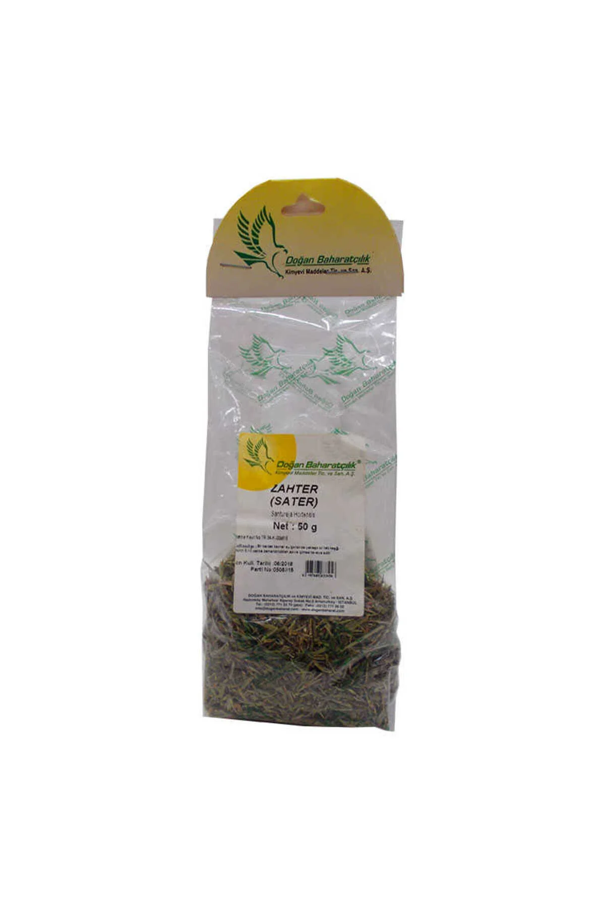 Zahter Kekik Doğal 50 Gr Paket