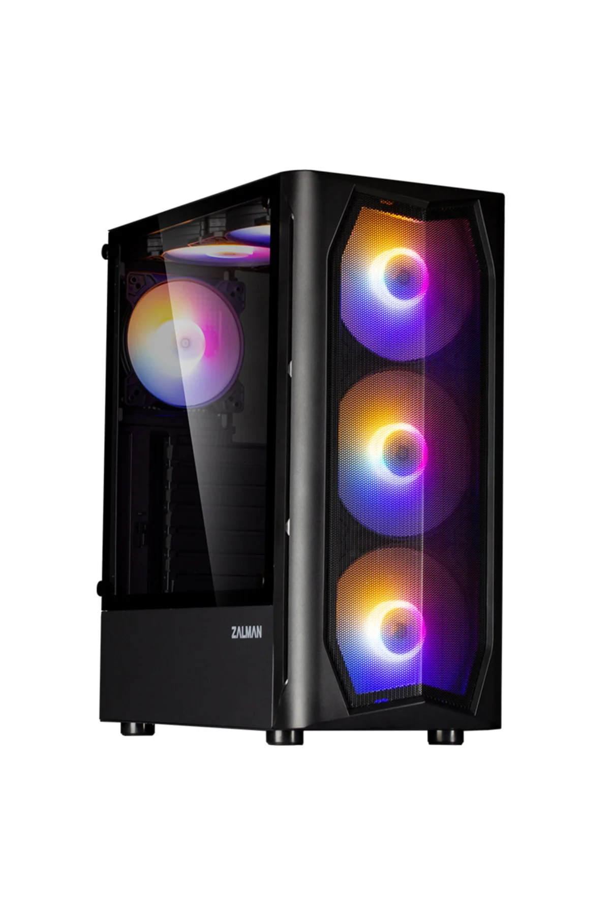 ZALMAN N4 Rev.1, MegaMax, 600W 80+ Bronz, Mesh Panel, Tempered Gl