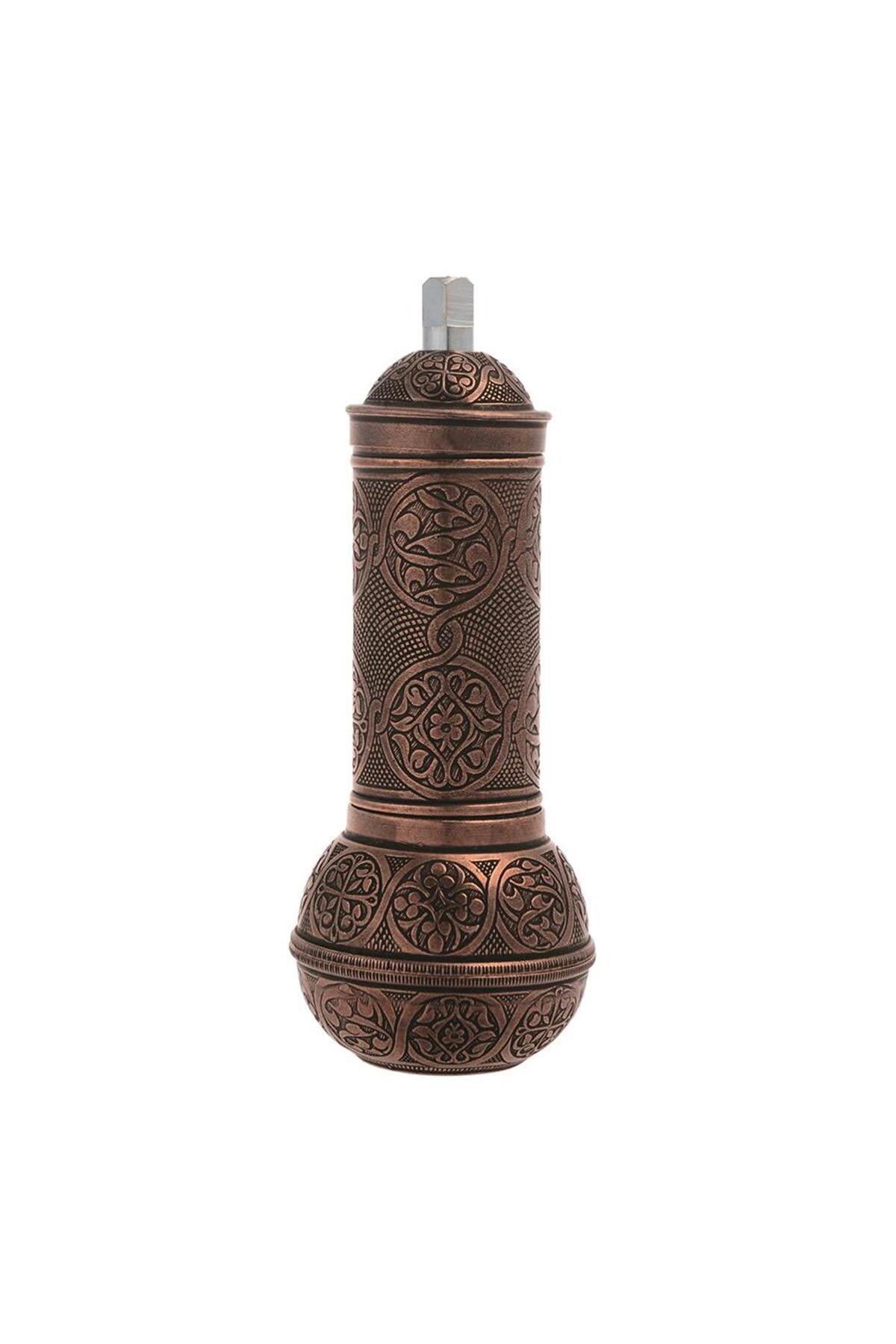 Zamak Toplu Kahve Değirmeni Antik Bakır