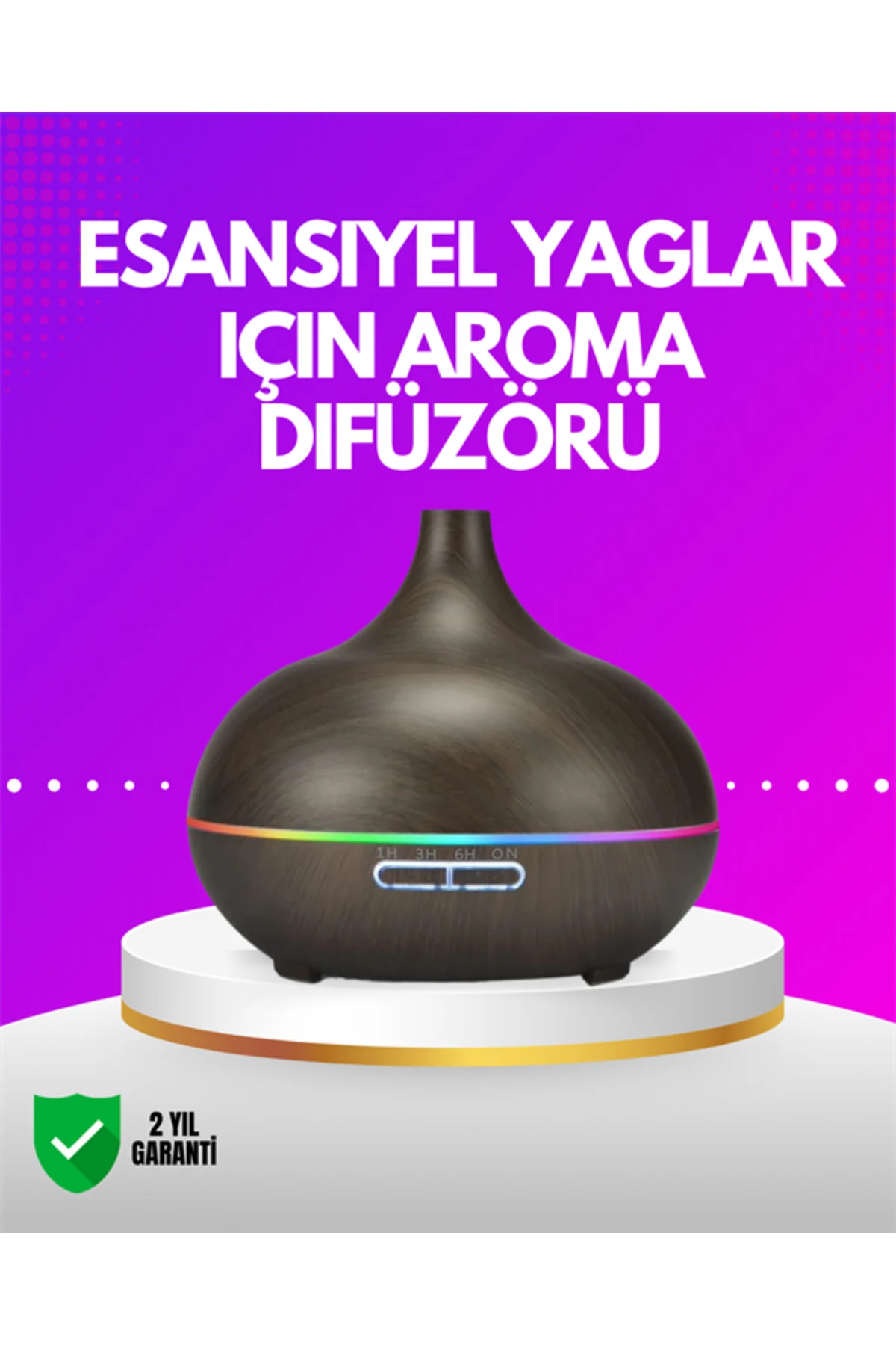 Zamanlayıcılı Ve Otomatik Kapanmalı Aromaterapi Nemlendirici Difüzör Zamanlayıcılı Ve Otomatik Kapanmalı Aromaterapi Nemlendirici Difüzör