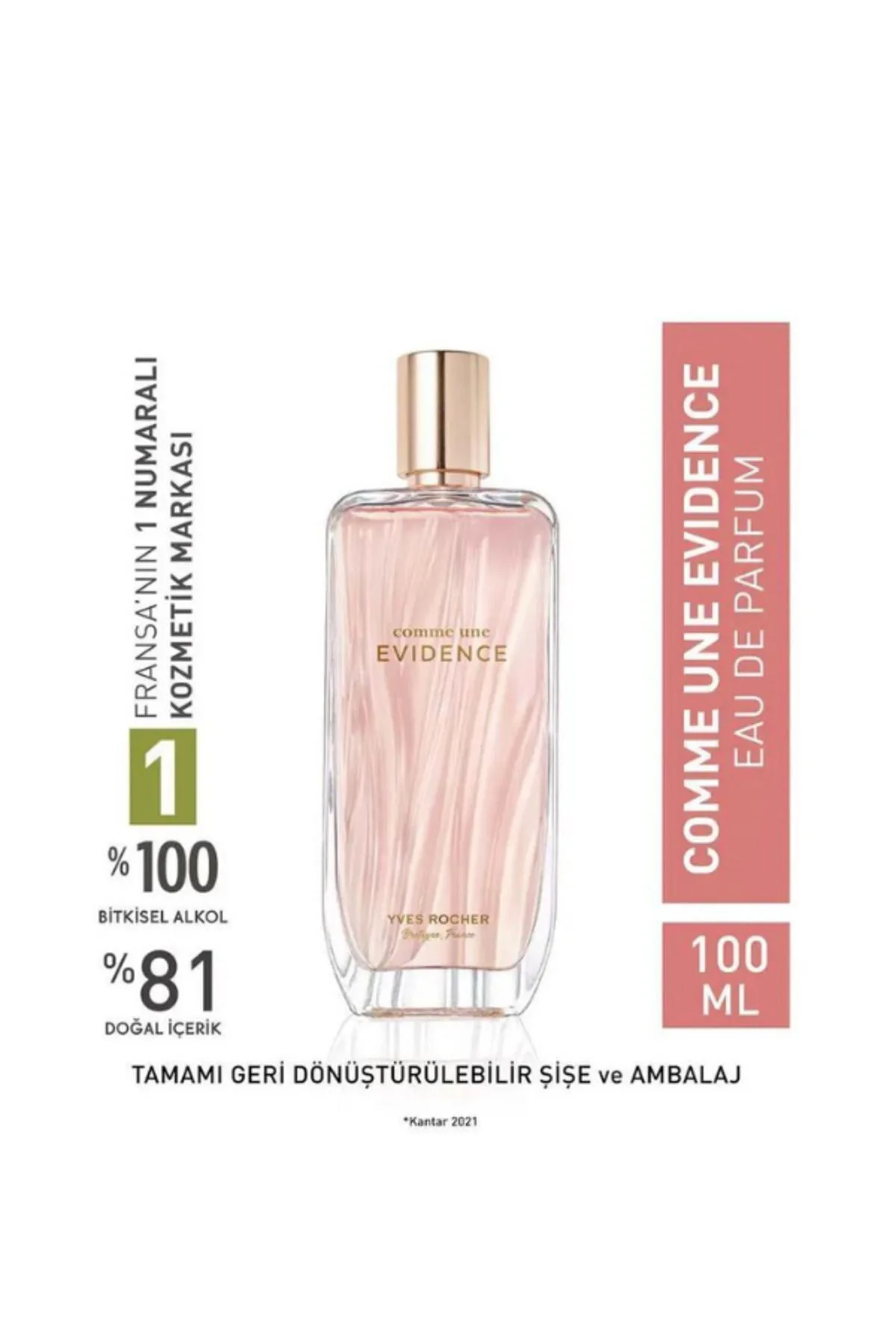 Zamansız Çiçeksi Şipre, Hafif Odunsu Vegan Kadın Parfümü 100ml