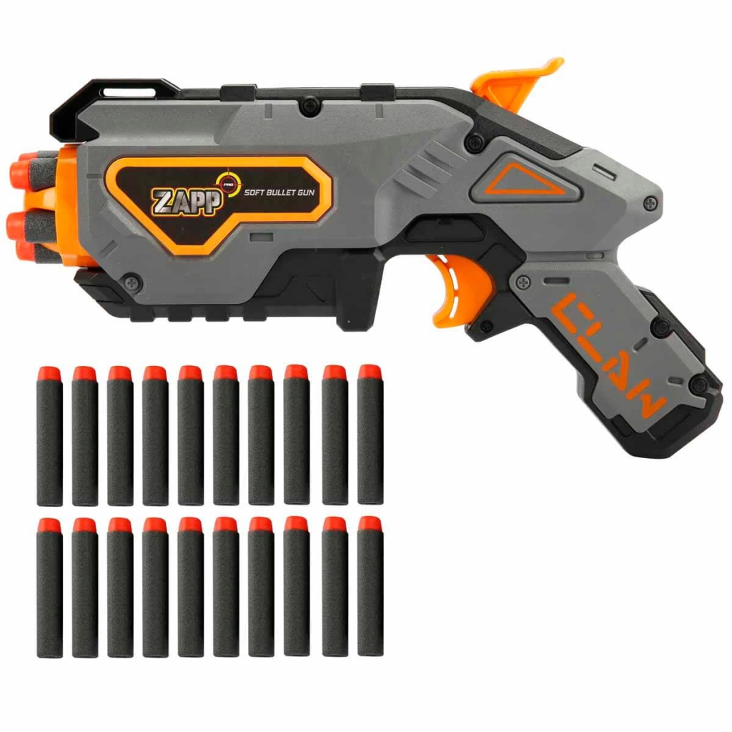 Zapp Toys 20 Mermili Sünger Dart Atan Silah 28 cm Zapp Toys 20 Mermili Sünger Dart Atan Silah 28 cm