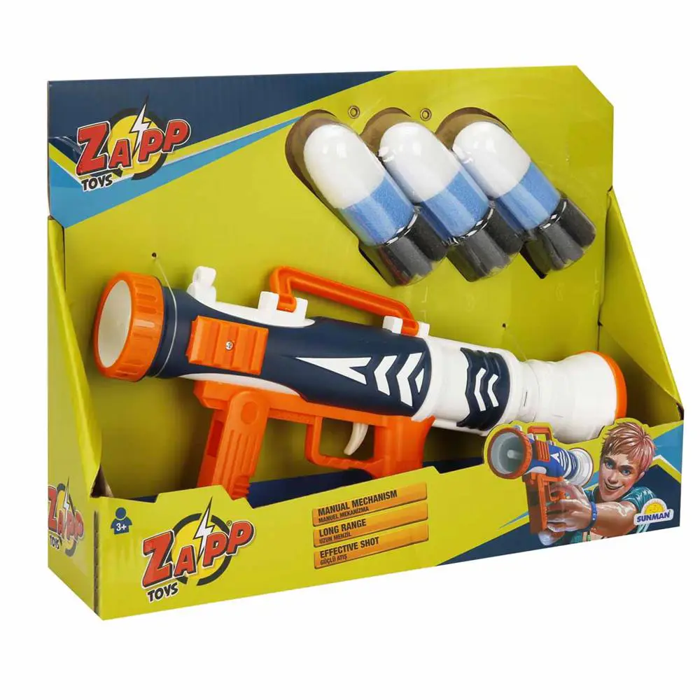 Zapp Toys Victory 3 Mermili Sünger Dart Atan Silah 25 cm Zapp Toys Victory 3 Mermili Sünger Dart Atan Silah 25 cm