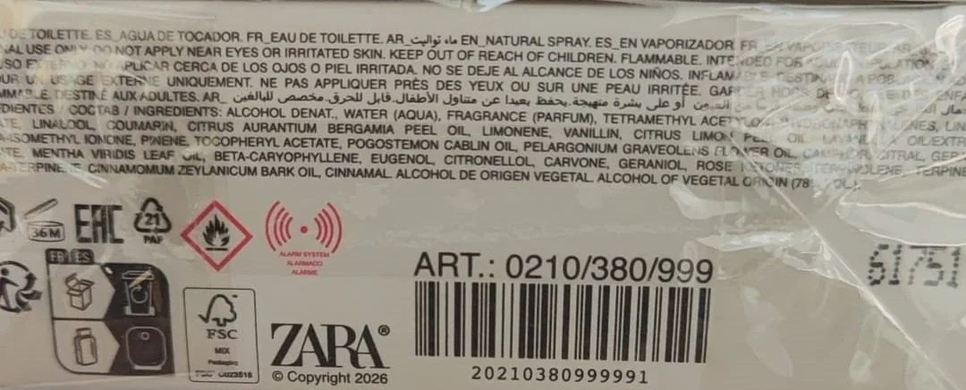 ZARA AMBER MELT EDT 100ML (3.4 FL.OZ) ZARA AMBER MELT EDT 100ML (3.4 FL.OZ) Fiyatı, Yorumları ve Özellikleri