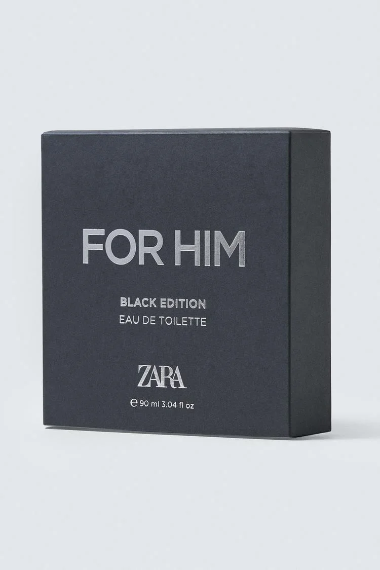 ZARA FOR HIM BLACK EDITION EDT 90ML ZARA FOR HIM BLACK EDITION EDT 90ML