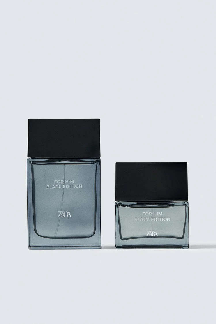 ZARA FOR HIM BLACK EDITION EDT SET 100 ML (3.4 FL.OZ) + 50 ML (1. ZARA FOR HIM BLACK EDITION EDT SET 100 ML (3.4 FL.OZ) + 50 ML (1.