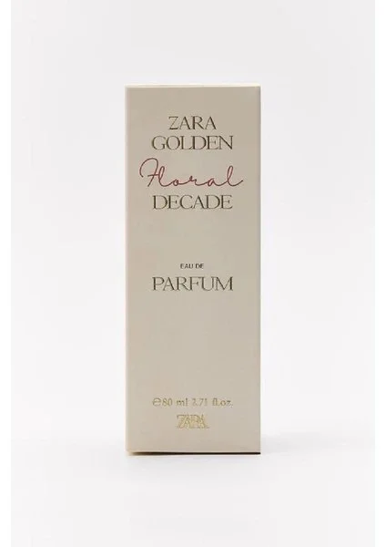 Zara Golden Floral Decade Edp 80 ml Kadın Parfümü Zara Golden Floral Decade Edp 80 ml Kadın Parfümü - Görsel 3