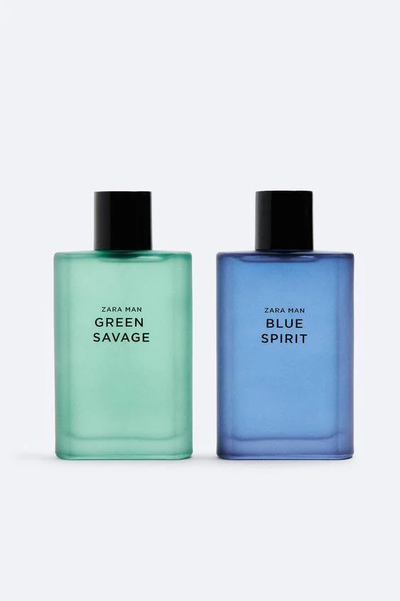ZARA MAN GREEN SAVAGE + ZARA MAN BLUE EAU DE TOILETTE 2X 90 ML ZARA MAN GREEN SAVAGE + ZARA MAN BLUE EAU DE TOILETTE 2X 90 ML