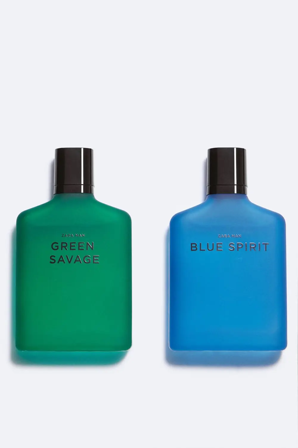 ZARA MAN GREEN SAVAGE + ZARA MAN BLUE SPIRIT EAU DE TOILETTE 2X10