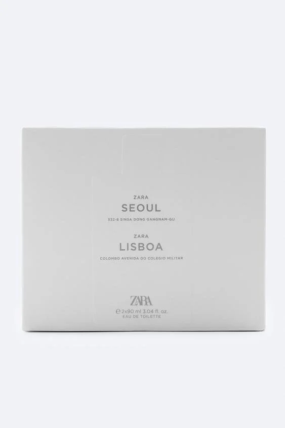ZARA MAN SEOUL + ZARA MAN LISBOA EDT 2X 90 ML - Görsel 2
