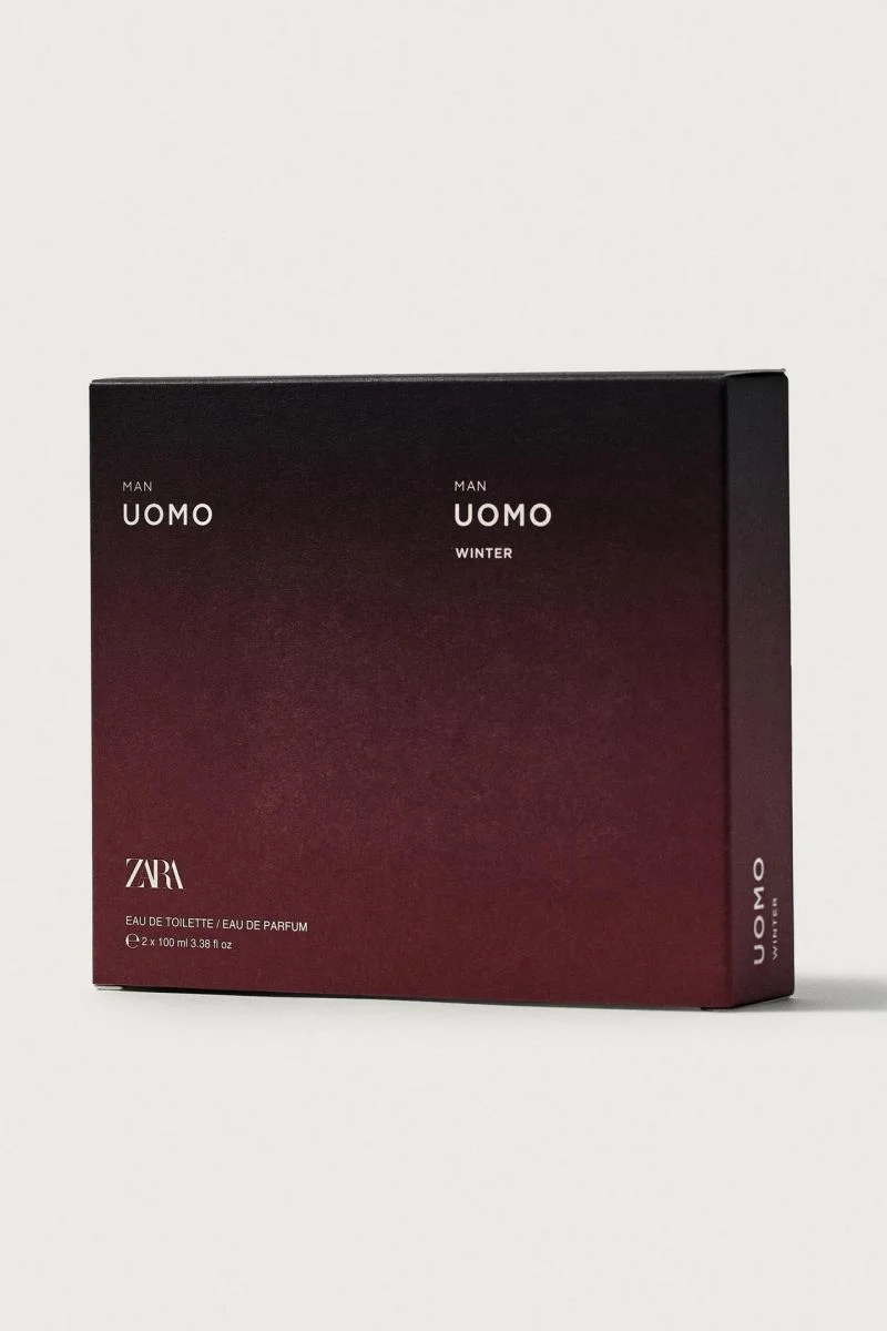 ZARA MAN UOMO EDT + MAN UOMO WINTER EDP 2X100 ML  (İNDİRİMSEHRİ) - Görsel 2