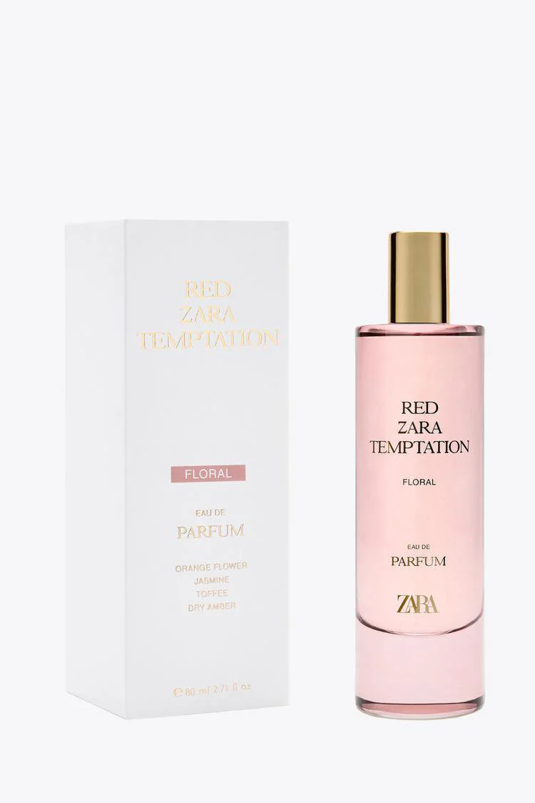 ZARA RED ZARA FLORAL TEMPTATION EDP 80ML (2.72 FL. OZ). ZARA RED ZARA FLORAL TEMPTATION EDP 80ML (2.72 FL. OZ).
