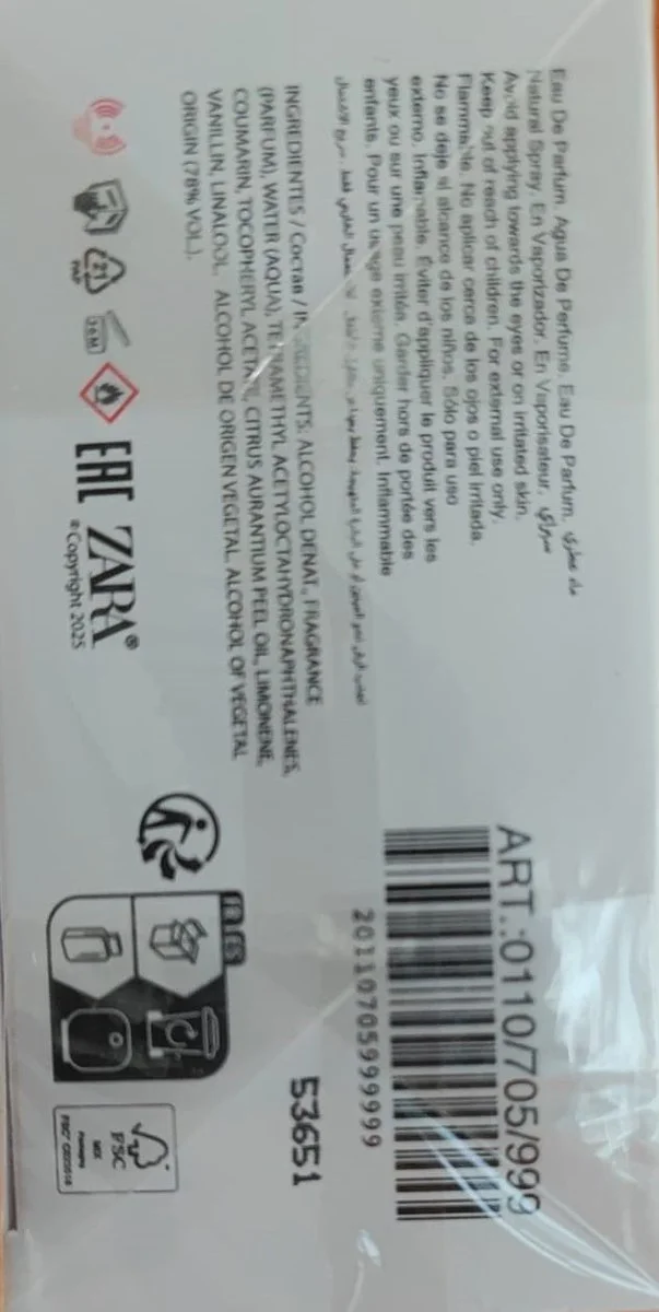 ZARA RED ZARA SWEET TEMPTATION EDP 80 ML